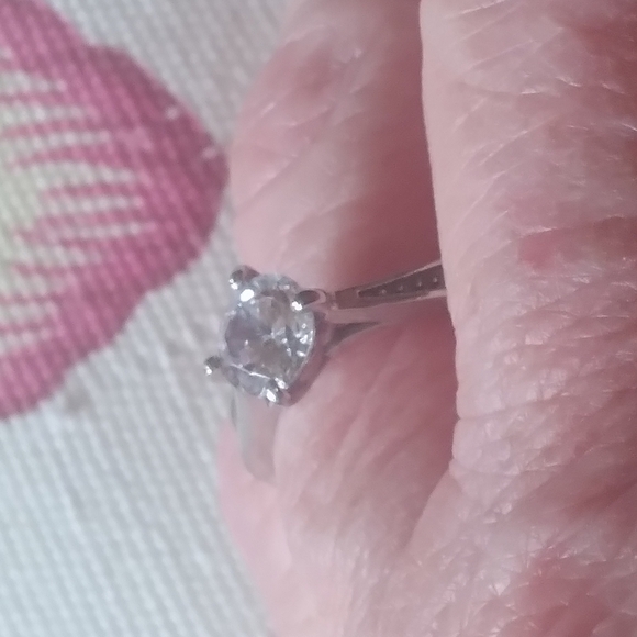 #2 GORGEOUS 925 S/S Square Triple A CZ Engagement Style Ring 😲 - Picture 11 of 15